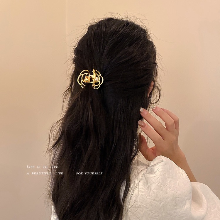 カメリア　クリップ カメリアヘアクリップ | Petite Cadeau