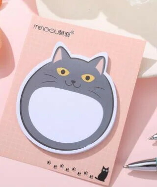 付箋 まんまるねこちゃん付箋 1枚220円 ふせん メモ 伝言 文房具