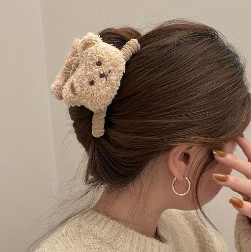 ヘアクリップ ビッグマスコットPPバンスクリップ 大人 かわいい ヘア