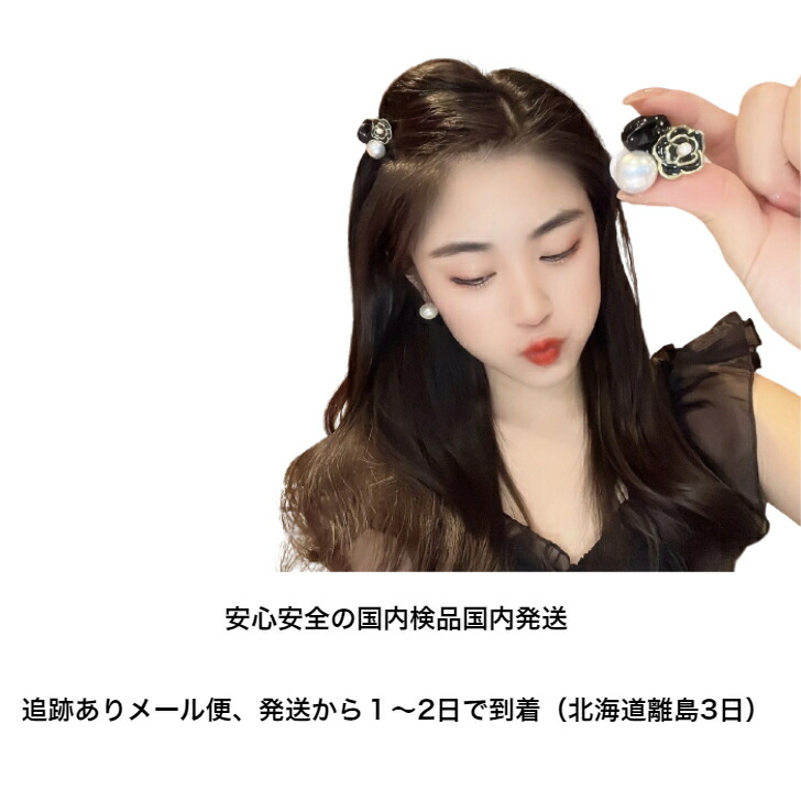 アッカ　ヘアクリップ　ミニサイズ2点　クリスタル accaヘアクリップ小中