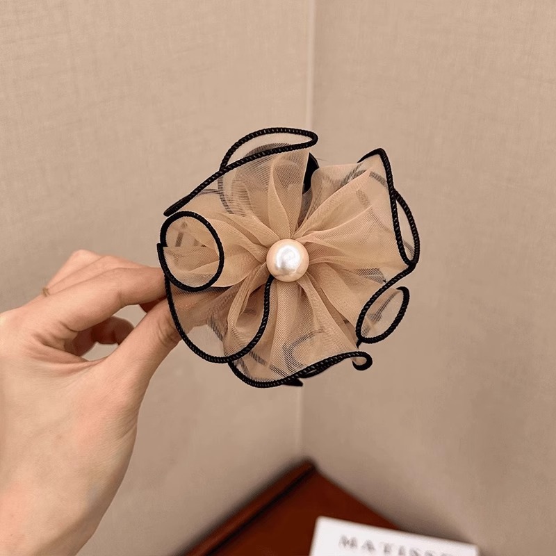 ヘアクリップ ミドルサイズパーティークリップ 大人 かわいい