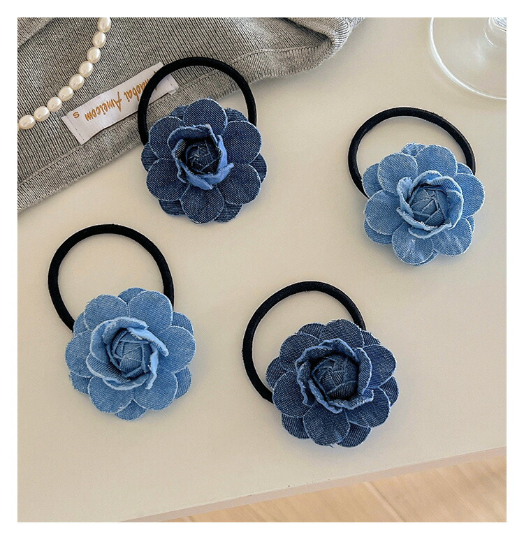 美品   デイジー ヘアゴム フラワー F252030 美品 デイジー ヘアゴム フラワー F252030 美品 デイジー ヘアゴム