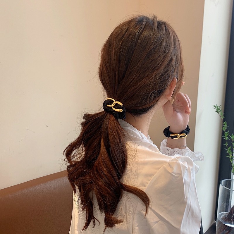 【可愛くヘアアレンジを♪】CHANEL シュシュ 25SS 入荷極小！】CHANEL 25春夏プレ限定 大人可愛い シュシュ ヘア
