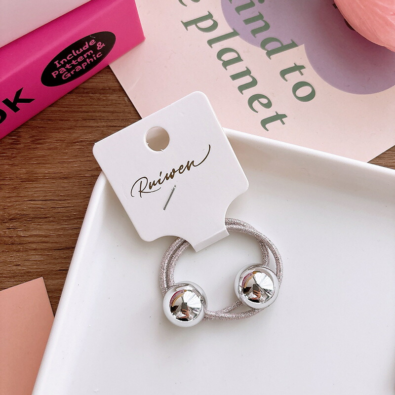 ヘアゴム PPチャームシルバーキッズヘアゴム2本組 送料無料 かわいい
