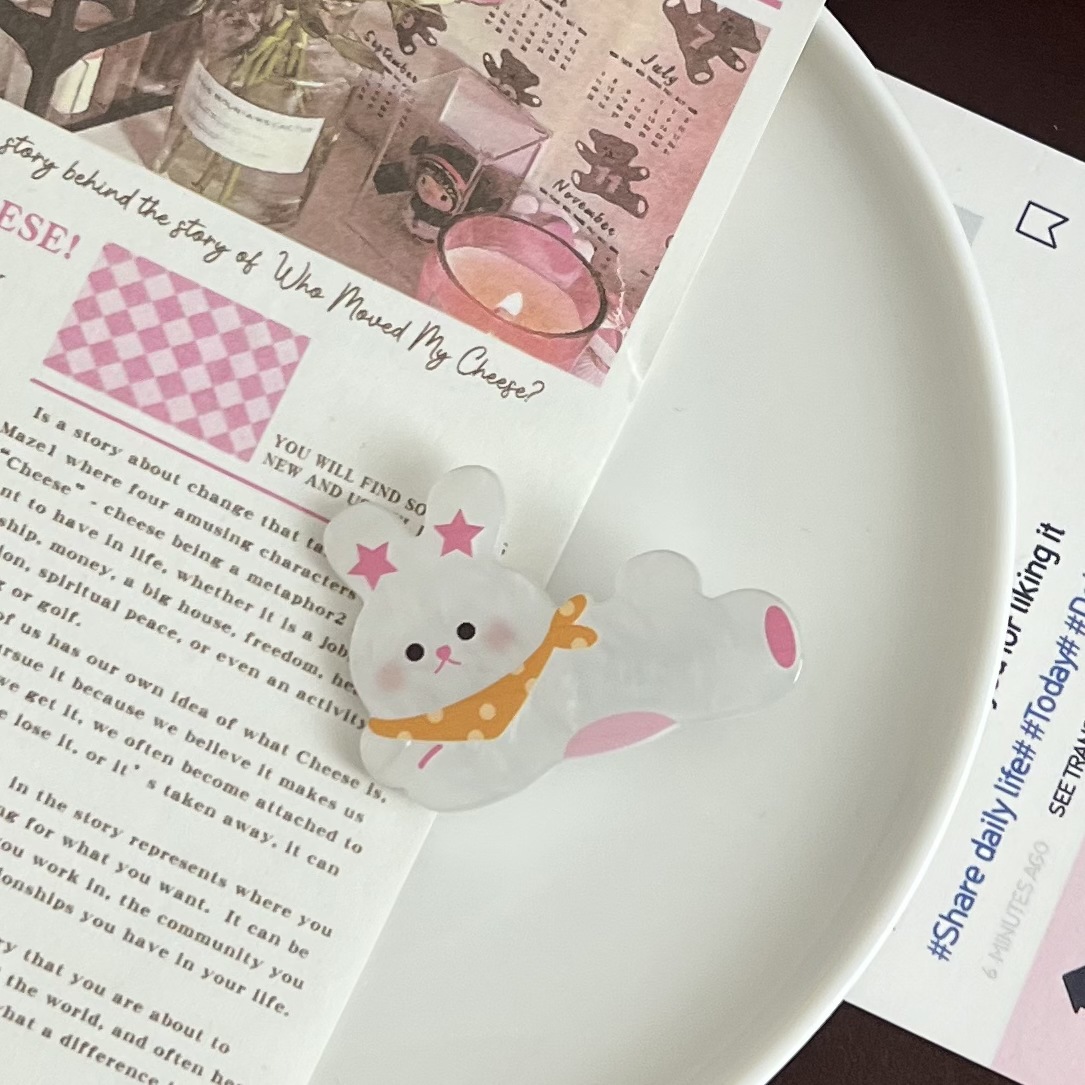 昭和レトロ】 ヘアクリップ 送料無料 前髪クリップ 動物 アニマル