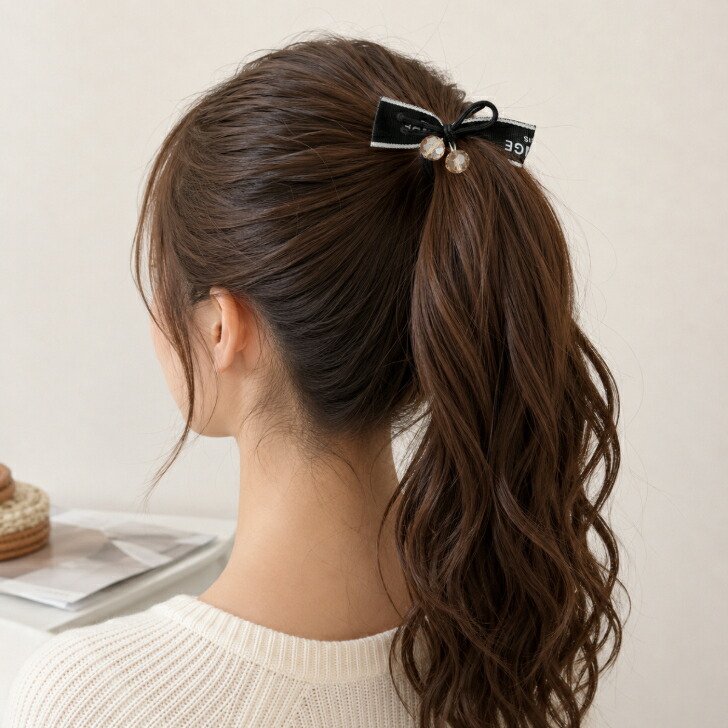 ヘアゴム 大人 3色セット 新発売セール ブラック ブラウン ベージュ