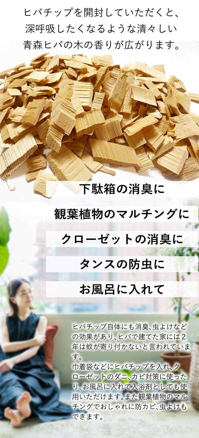 防虫 ヒバチップ