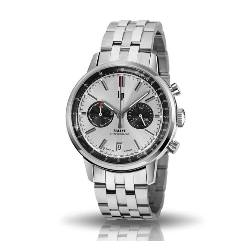 リップ LIP 腕時計 メンズ Rallye 38mm 39mm 41mm ラリー パンダ メカクォーツ シルバー ブルー ブラック レザーベルト 革ベルトの画像