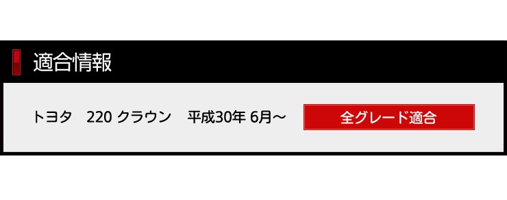 220 クラウン 専用 メッキパーツ ミラーガーニッシュ 4PCS