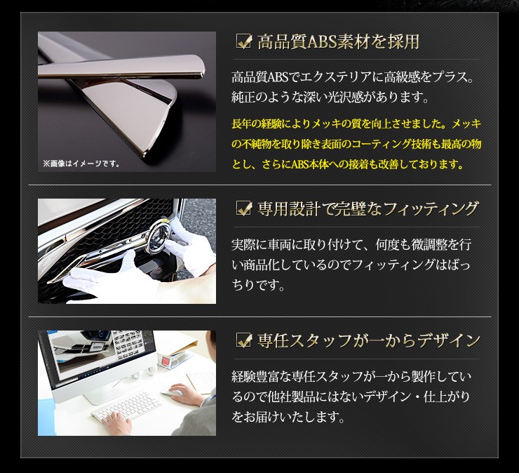 YOURS [予]220 クラウン RSグレード専用 メッキパーツ フォグ