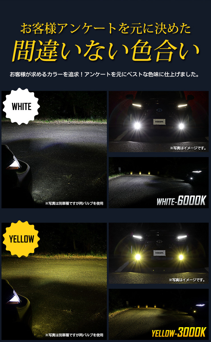 トヨタ ヤリスクロス 適合 純正 LEDフォグランプ 交換用 バルブ