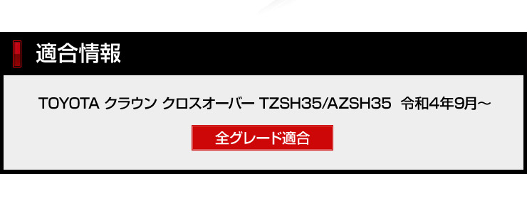 クラウン クロスオーバー 専用 ラゲッジ + カーテシ + バニティ 室内