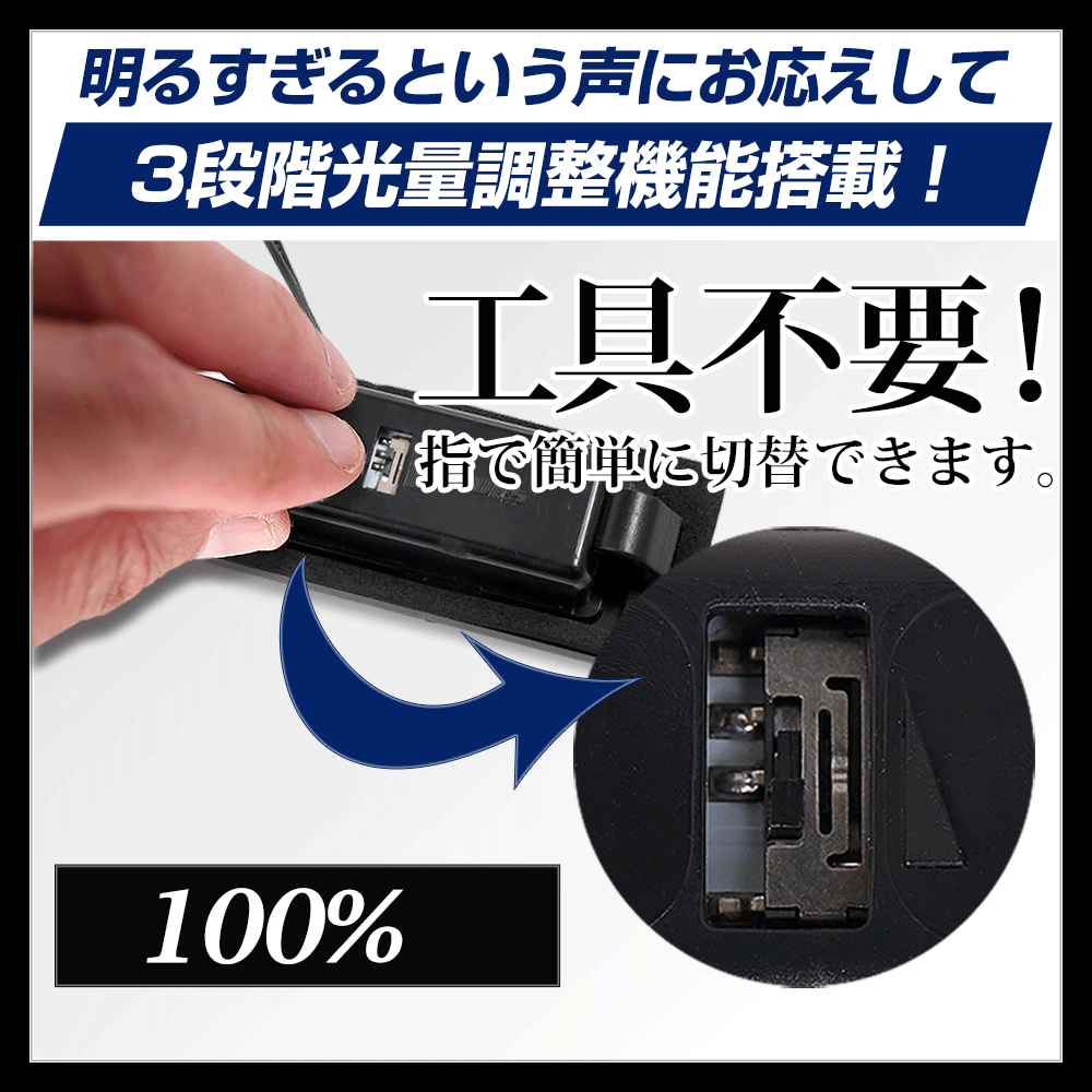 YOURS アウトランダー GN0W 専用 ナンバー灯 CREE LED 採用