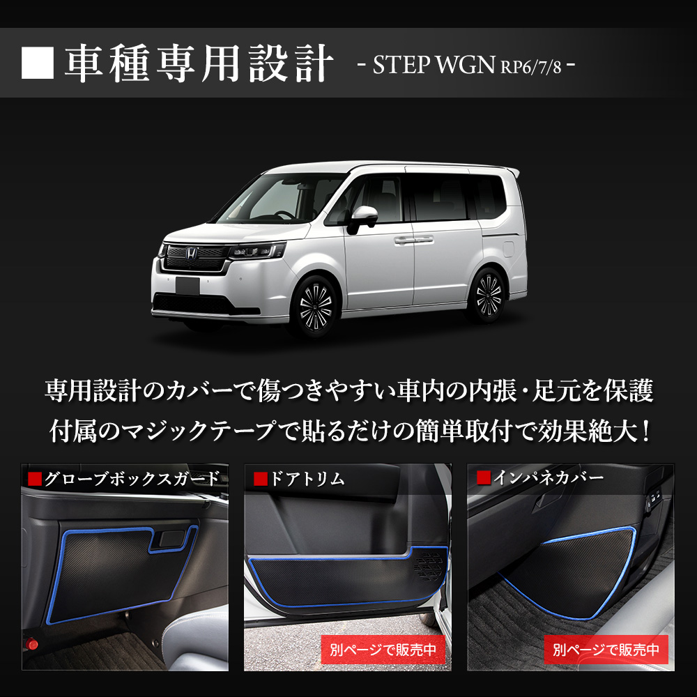 YOURS ステップワゴン RP6 RP7 RP8 グローブボックスガード 1PCS