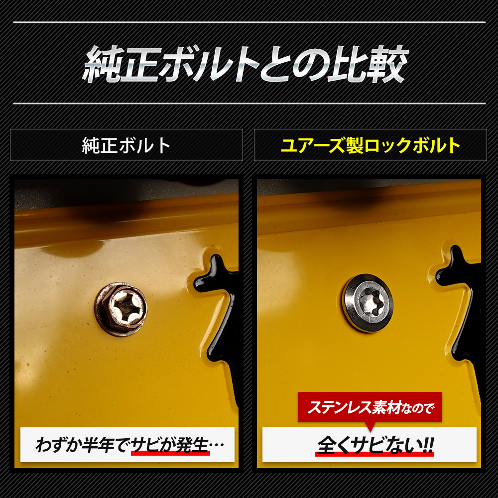 YOURS N-BOX / CUSTOM JF5 JF6 適合 ナンバープレート ロック