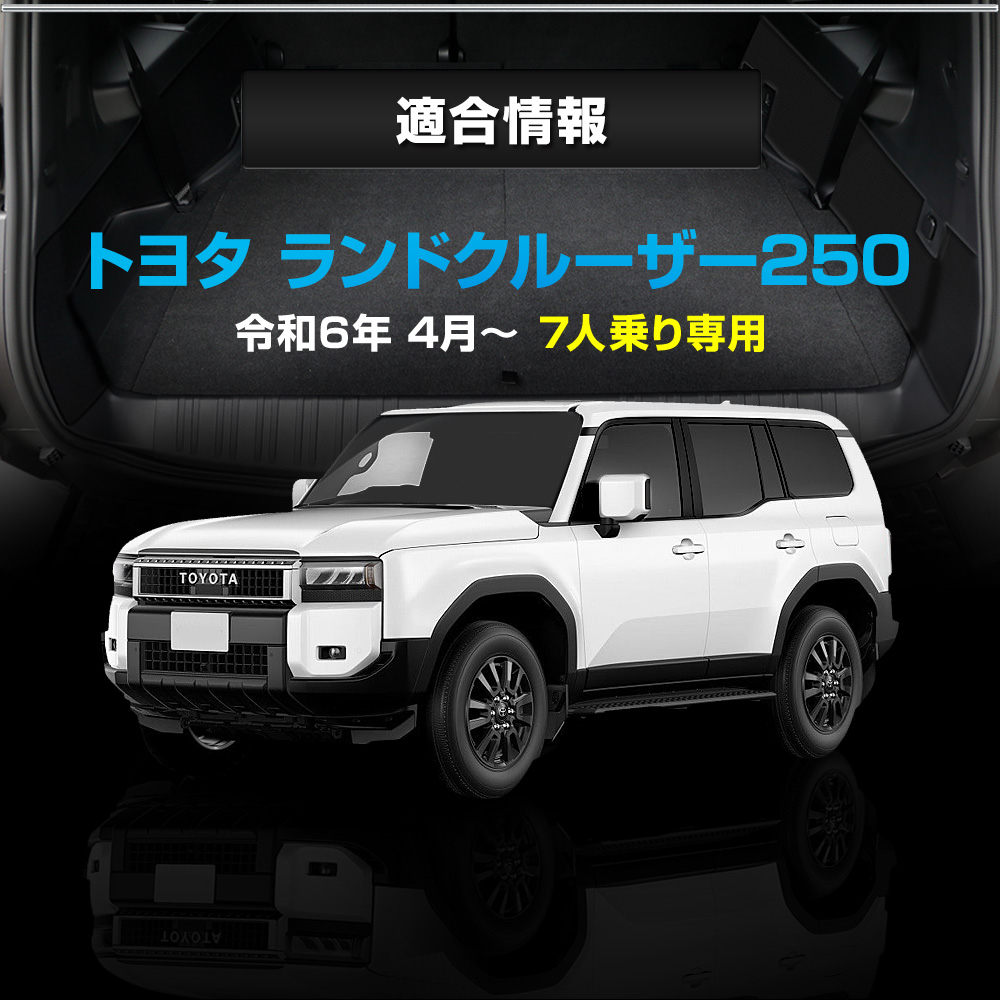 YOURS ランドクルーザー250 専用 3D ラゲッジ サイド マット