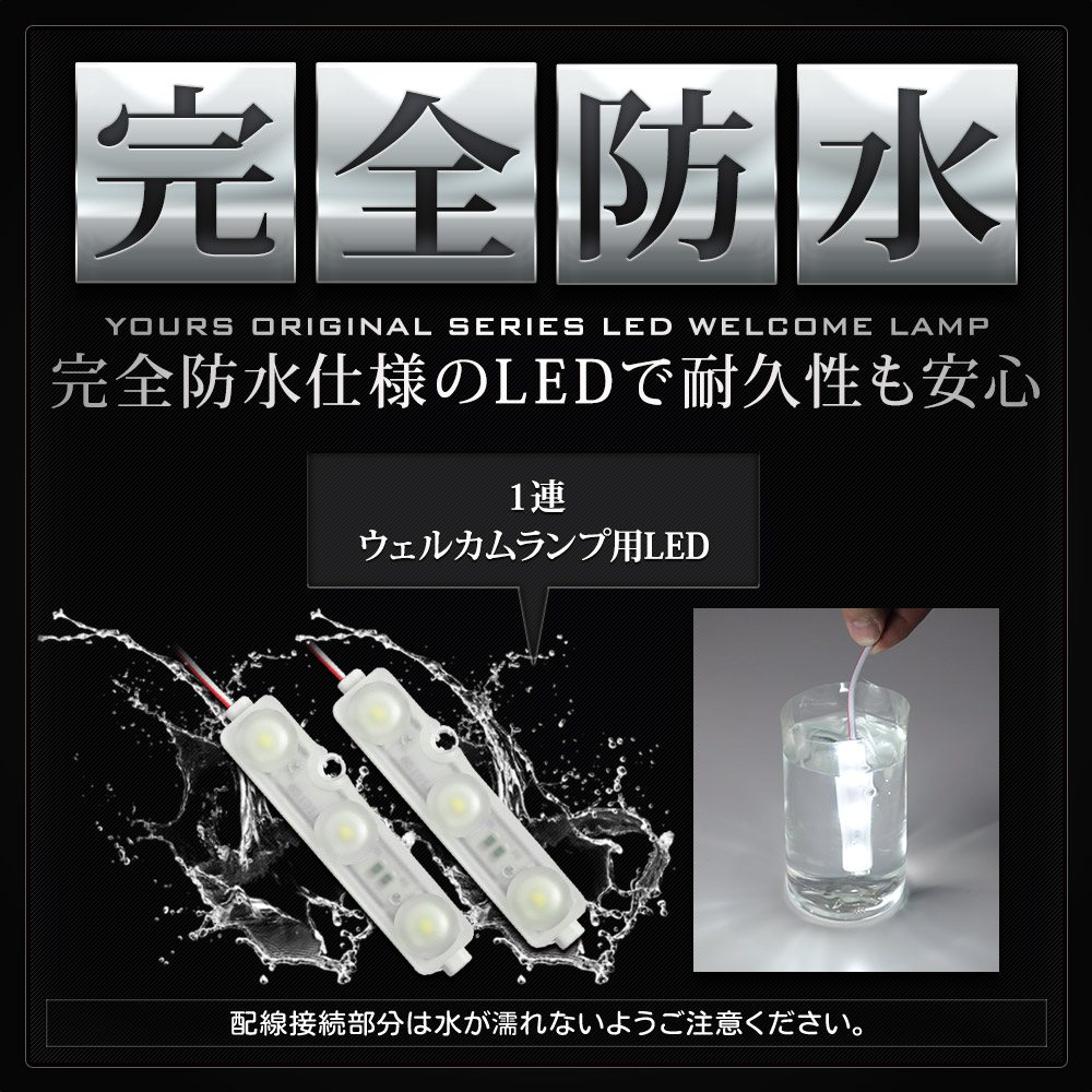 WR-V 専用 LED ウェルカムランプ【ブルー/ホワイト】 ウェルカム