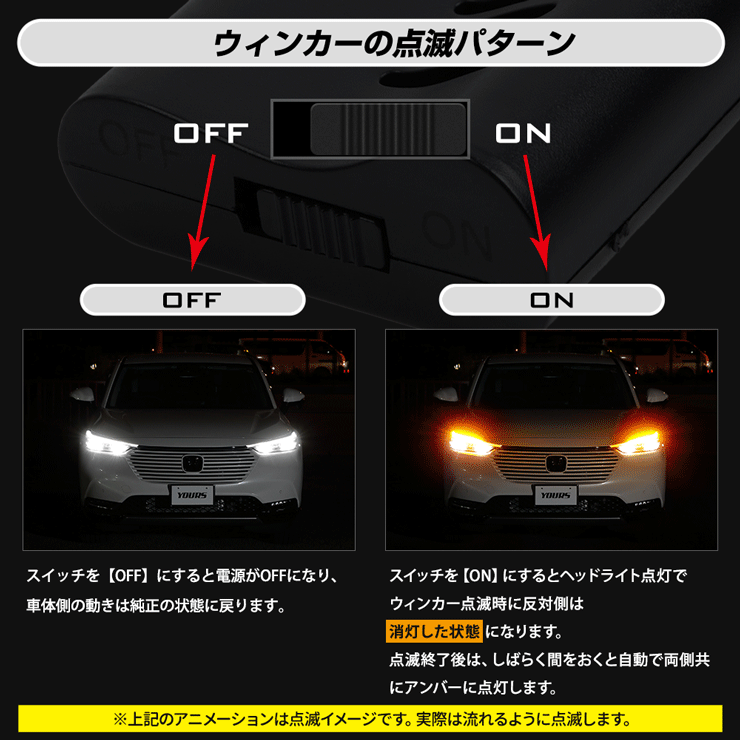 カー用品 ライト類 セット ヘッドライト ウインカー ポジション＆ルームランプ y612-001_007.gif