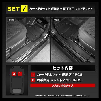 YOURS [一部予約]ジムニー ノマド JC74W 専用 3Dマット お得なセット