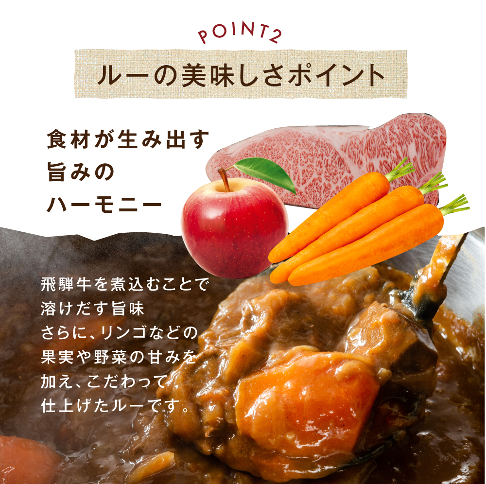 飛騨牛 ビーフカレー ビーフシチュー 詰め合わせ 4種 4食 ギフト レトルト ソーシャルギフト すぐ贈れる 関連画像3
