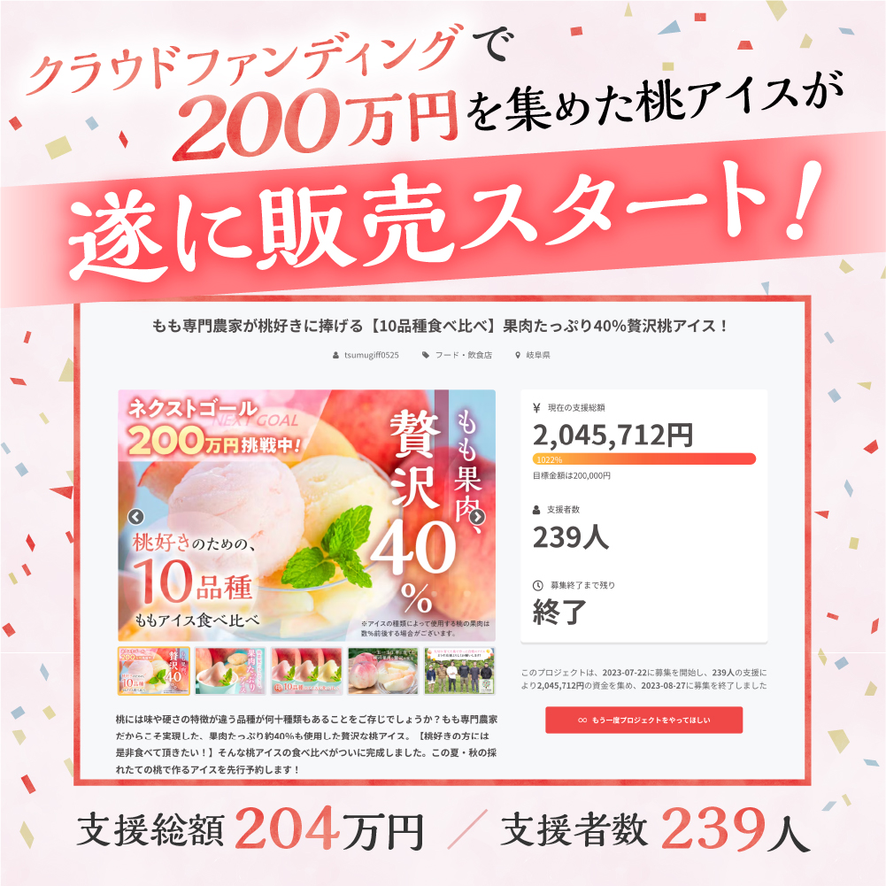 ギフト アイス つむぎのももがたり 6種セット 桃アイス モモ 白桃 黄桃 食べ比べ ジェラート フルーツアイス 岐阜 飛騨 高級 お土産 関連画像1