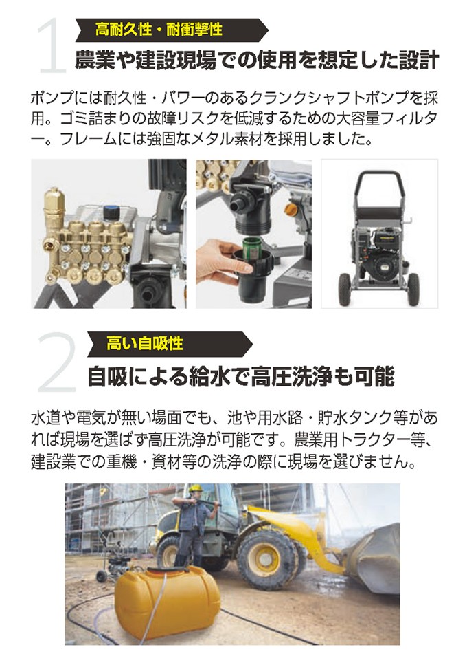 ケルヒャー（KARCHER） 業務用 冷水高圧洗浄機 HD 6/12 G 代引き不可