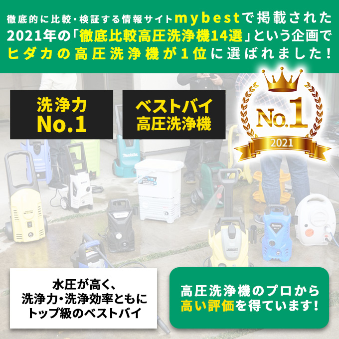 高圧洗浄機 高圧洗浄 ヒダカ HK-1890 標準セット 洗車 強力噴射 洗浄