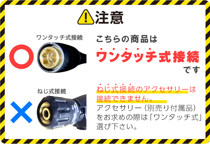 クランツレ 業務用高圧洗浄機用 スターレットショートガン ワンタッチ