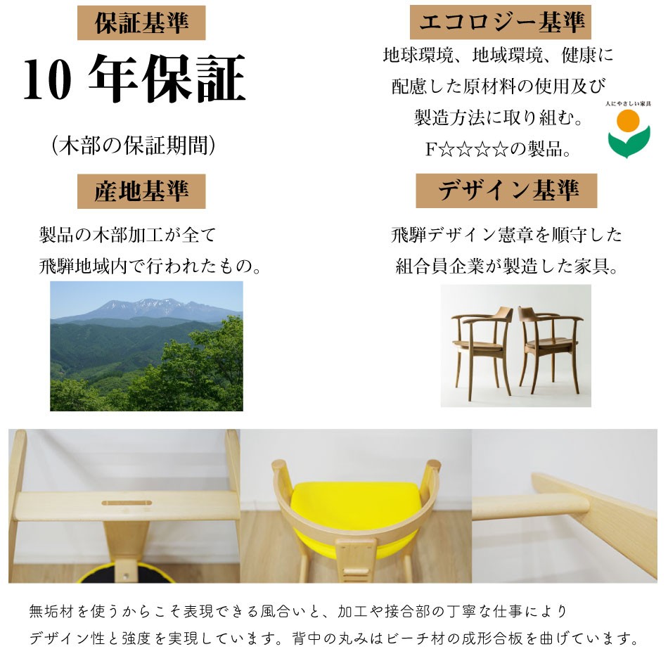 木馬舎 プレディクトチェア レビューで500円QUOカード 飛騨家具