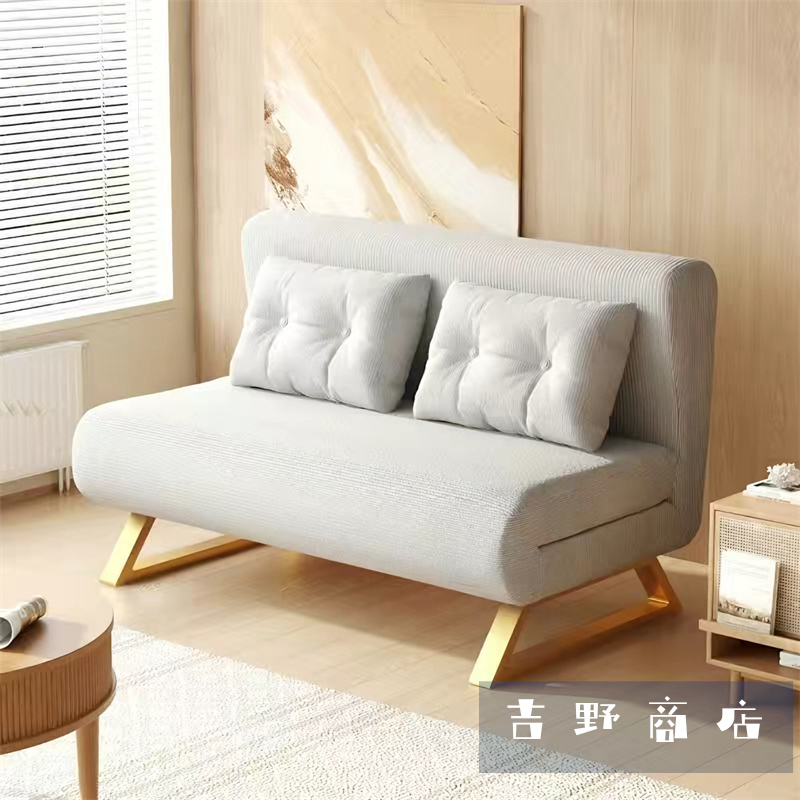 ソファーベッド 一人用 コンパクト 折りたたみ シングル 脚付き 3WAY ふわふわ生地 ソファベッド 安い 肘付きベッド ソファー ベッド フロアソファ 送料無料 | ブランド登録なし | 02