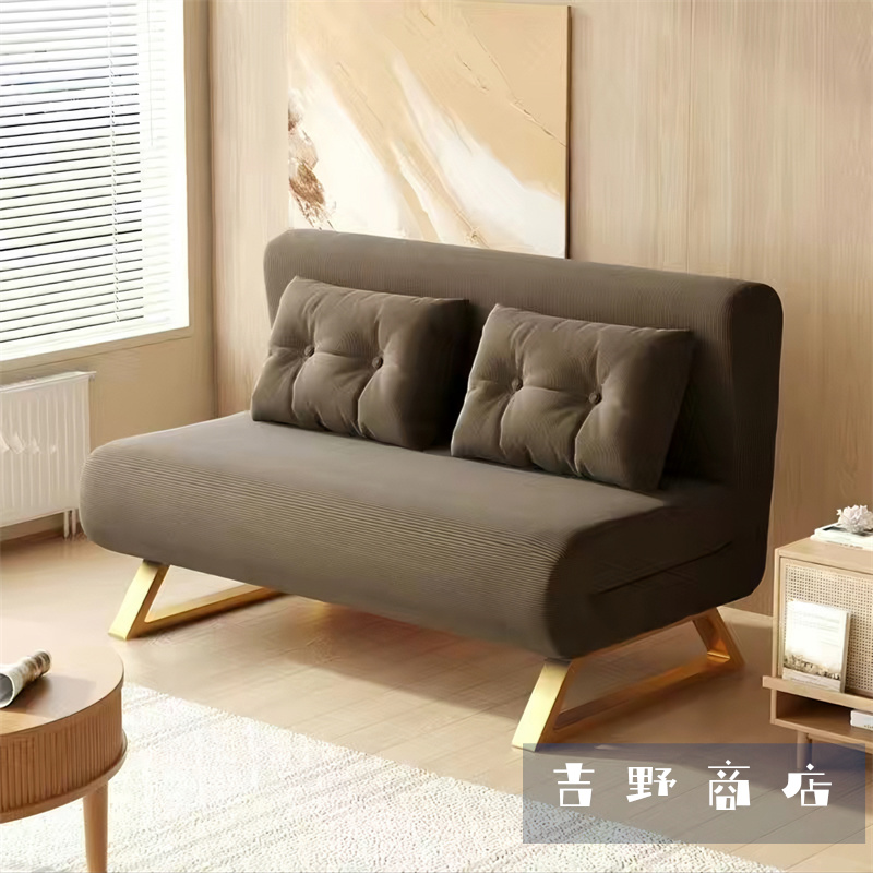 ソファーベッド 一人用 コンパクト 折りたたみ シングル 脚付き 3WAY ふわふわ生地 ソファベッド 安い 肘付きベッド ソファー ベッド フロアソファ 送料無料 | ブランド登録なし | 03