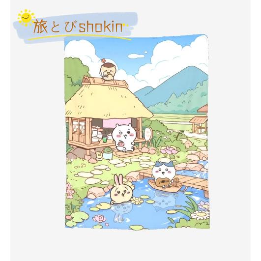 ちいかわ chiikawa ブランケット ひざ掛け 膝掛け ハチワレ