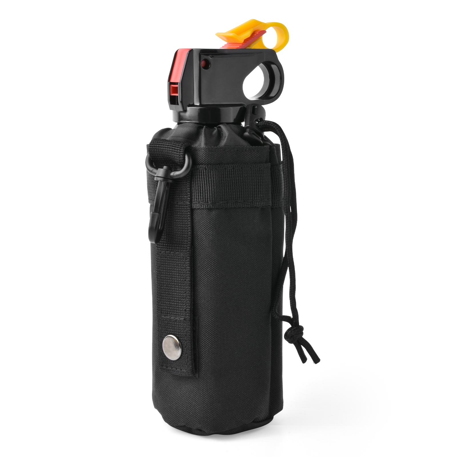ペットボトルホルダー カラビナ 500ml 水筒ポーチ 登山 保冷 保温