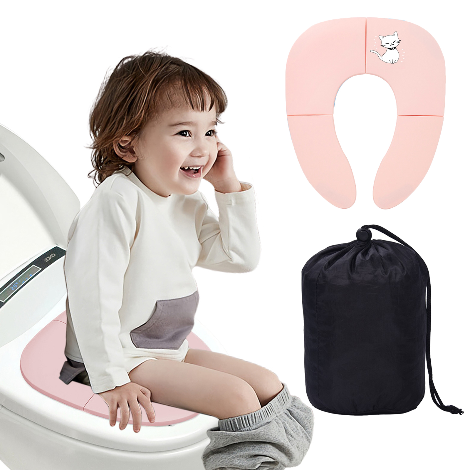 補助便座 折りたたみ おまる トイレトレーニング トイトレ 子供便座 