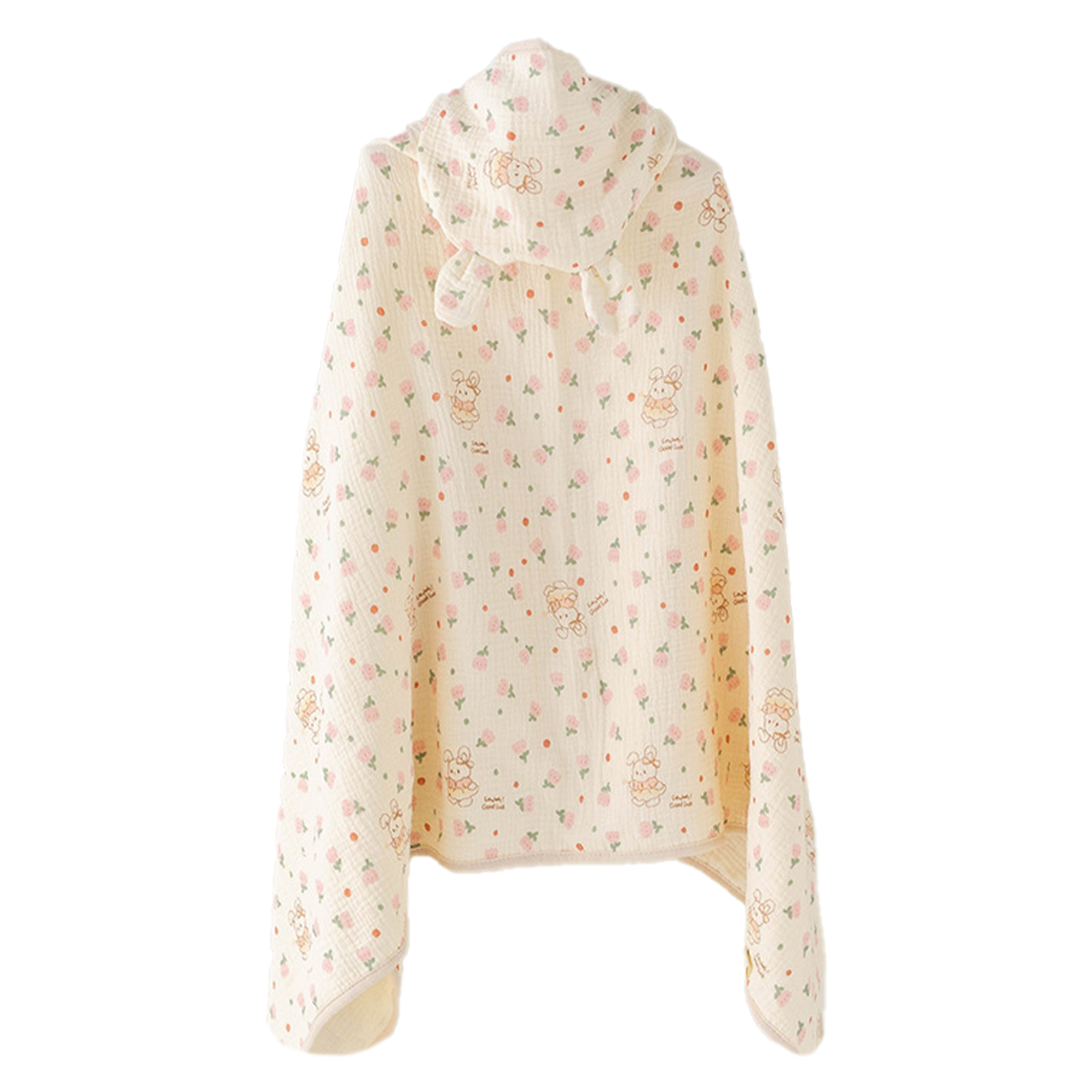 ベビーバスローブ ベビーバスタオル ガーゼ ベビー バスタオル フード 大判 綿 保育園 大判バスタオル 保育園 ガーゼバスタオル フード付きバスタオル 赤ちゃん | ブランド登録なし | 04