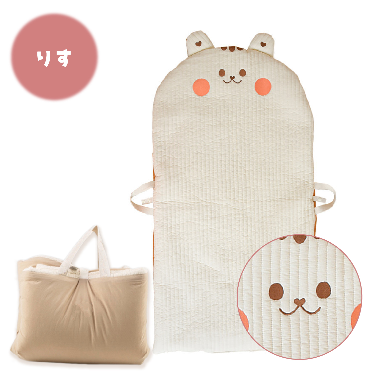 イブルマット プレイマット ベビーマット おしゃれ お昼寝マット 厚手 赤ちゃん お昼寝 マット リビング イビル 韓国 キルティング 折りたたみ | ブランド登録なし | 03