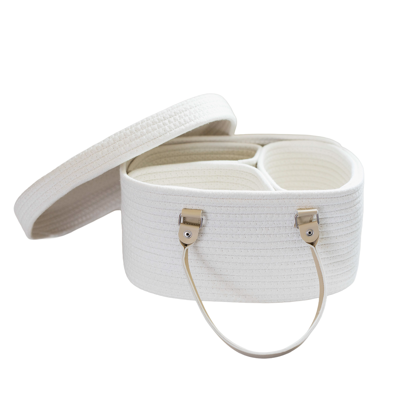 おむつストッカー 仕切り オムツストッカー ベビー用品 収納 オムツ バッグ ボックス ケース 大容量 仕切り オムツケーキ 折りたたみ 小物入れ | ブランド登録なし | 01