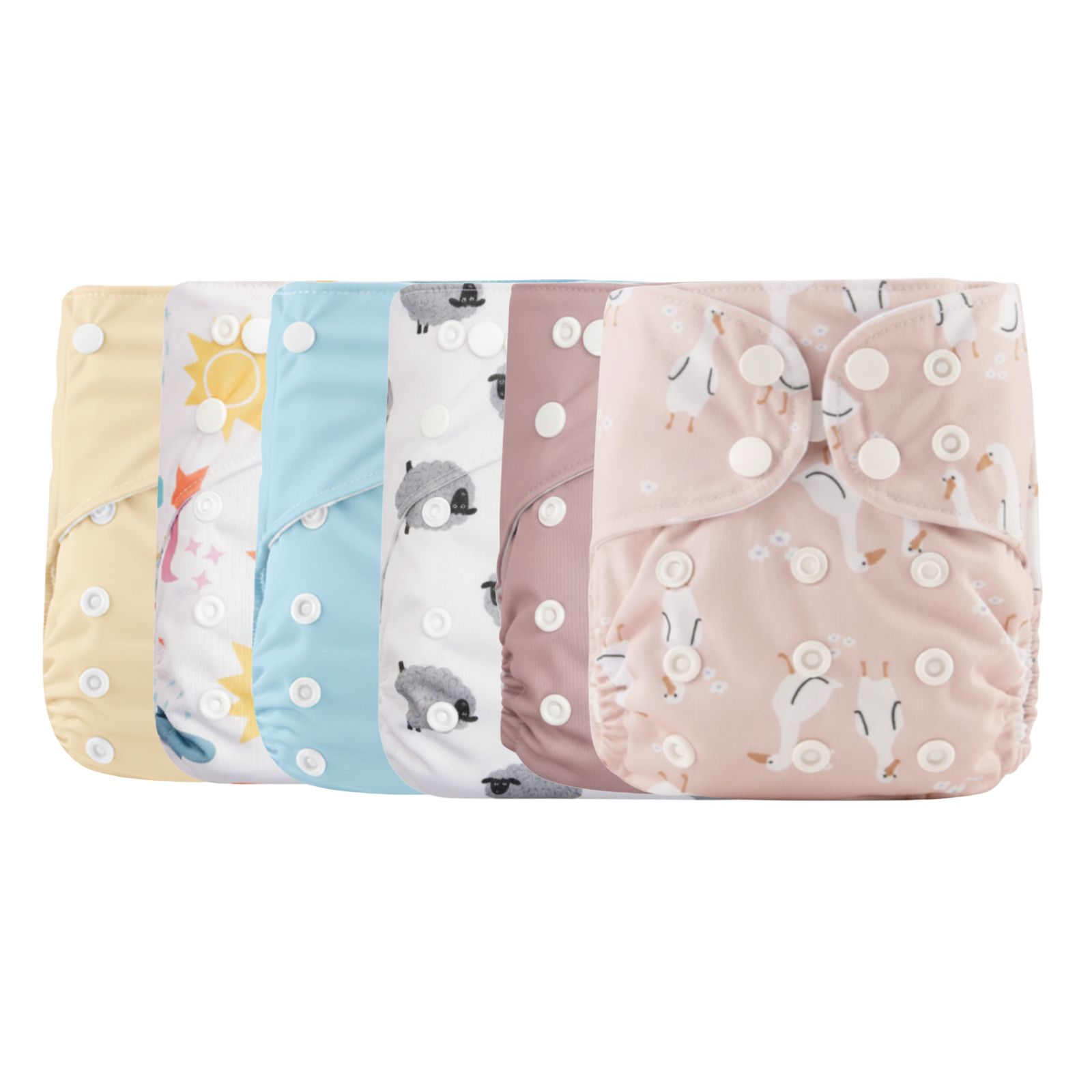 おむつカバー 布おむつカバー 赤ちゃん オムツカバー かわいい ベビー