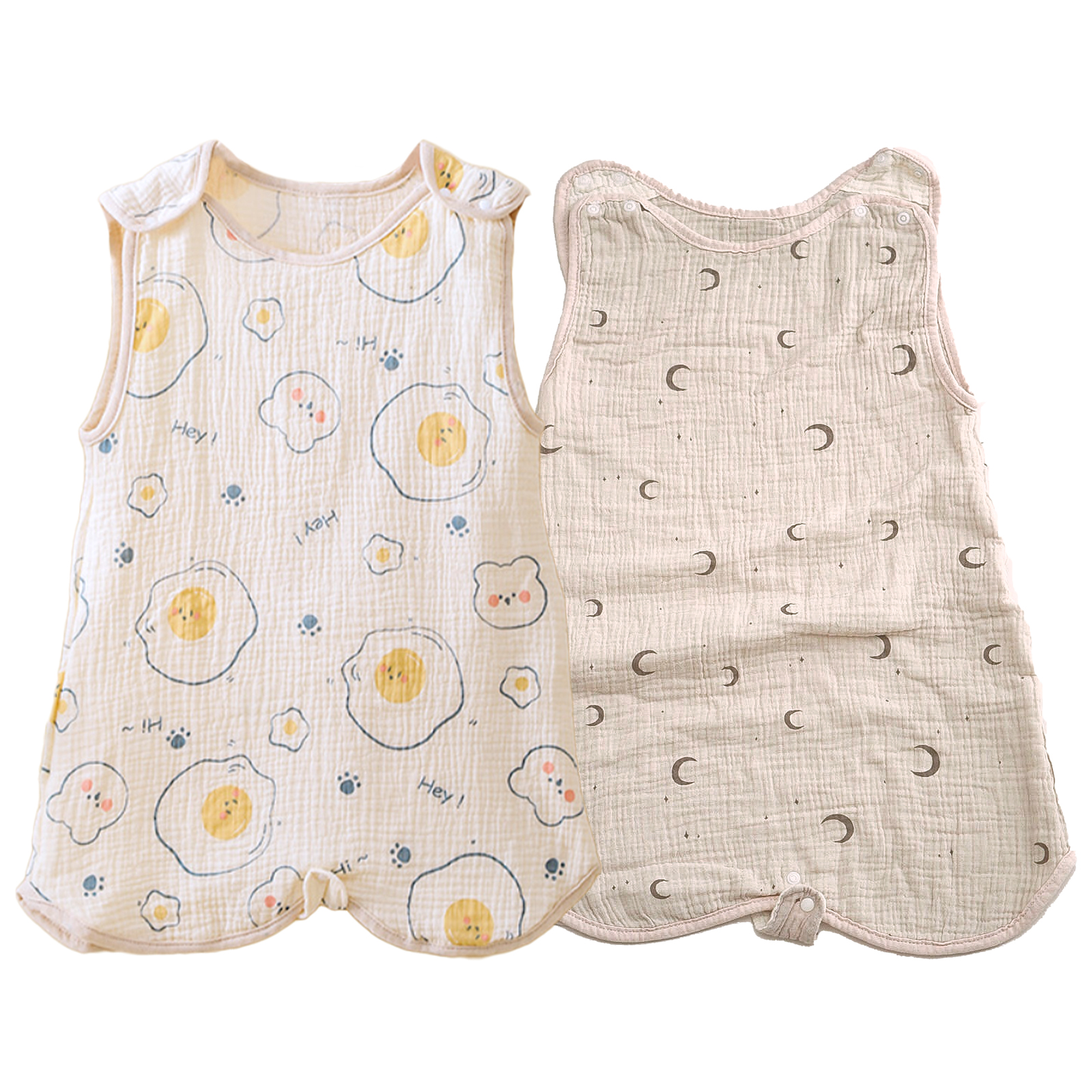 スリーパー 夏 赤ちゃん キッズ ガーゼ 4重 夏用 ガーゼスリーパー ベビースリーパー 夏用スリーパー 新生児 春 4重ガーゼ 子供  2重ガーゼ 暑さ対策 | ブランド登録なし | 21