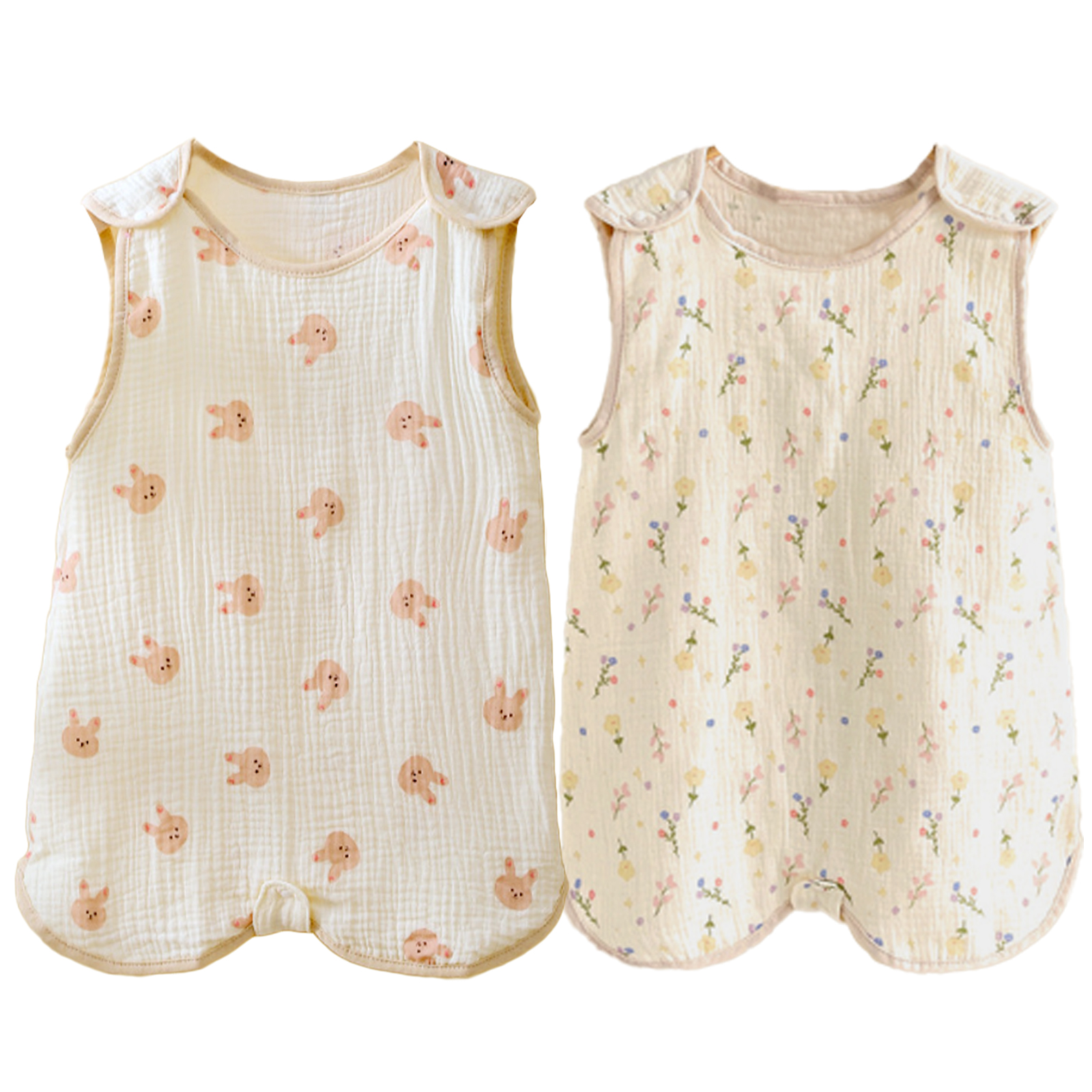 スリーパー 夏 赤ちゃん キッズ ガーゼ 4重 夏用 ガーゼスリーパー ベビースリーパー 夏用スリーパー 新生児 春 4重ガーゼ 子供  2重ガーゼ 暑さ対策 | ブランド登録なし | 29