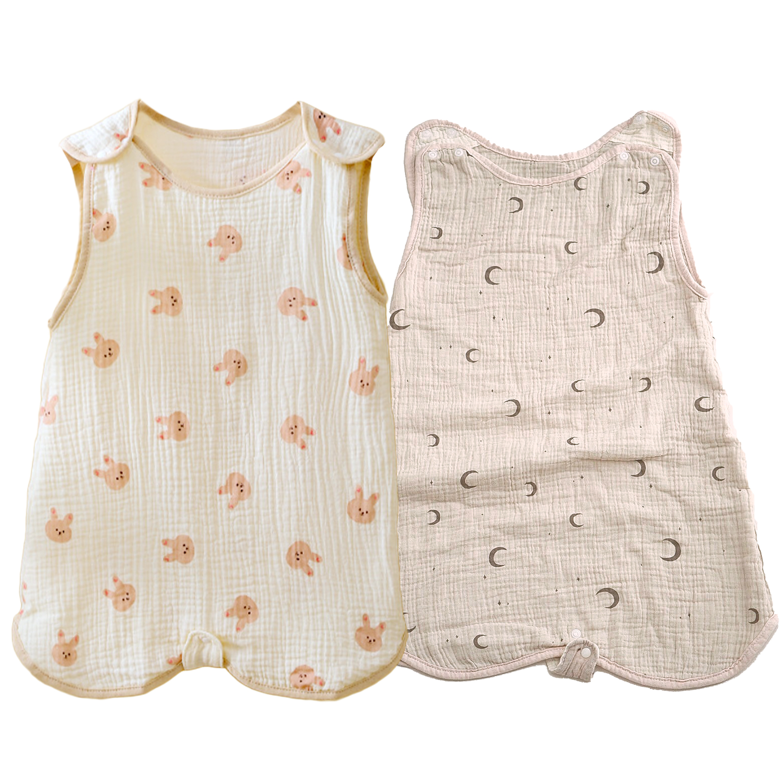 スリーパー 夏 赤ちゃん キッズ ガーゼ 4重 夏用 ガーゼスリーパー ベビースリーパー 夏用スリーパー 新生児 春 4重ガーゼ 子供  2重ガーゼ 暑さ対策 | ブランド登録なし | 30