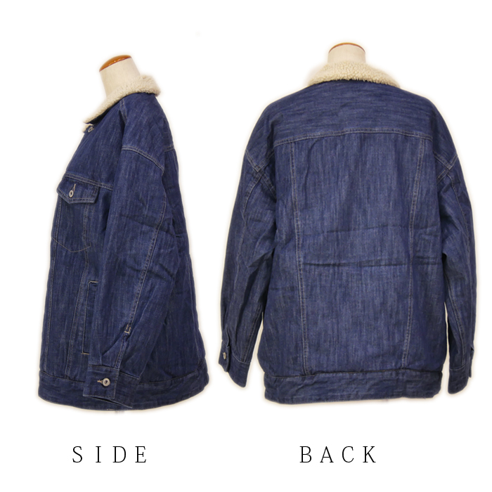 セール SALE キューブシュガー CUBE SUGAR 2021AW Denim×裏ボアGジャン