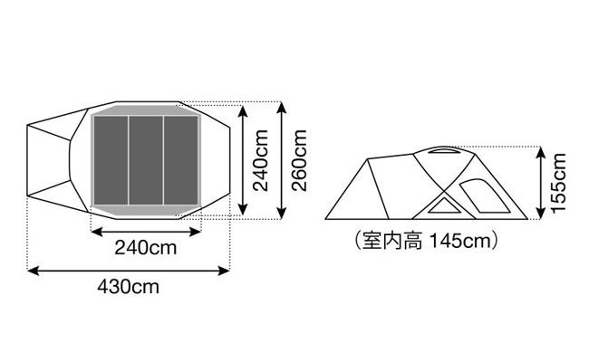 snow peak（スノーピーク） ランドブリーズPro.3 SD-643 【テント/日よ