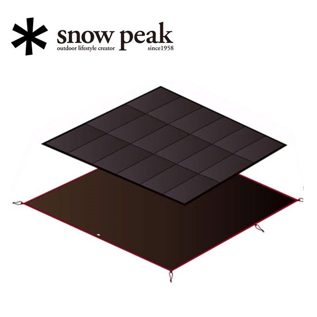 美品　スノーピークフロアマットpeak SET-021Hアメニティドーム snow peak（スノーピーク） アメニティドーム マットシートセット SET