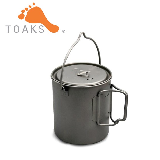 TOAKS トークス Bail Handle Pots ベイルハンドル付きポット 750ml POT-750-BH 【ポット/クッカー/アウトドア/キャンプ/BBQ】  :toaks-001:Highball - 通販 - Yahoo!ショッピング