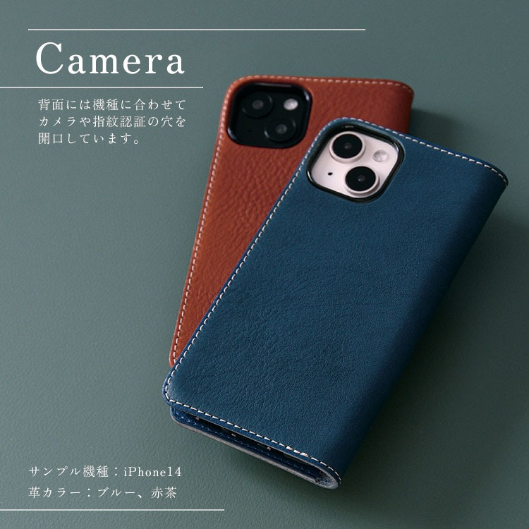 スマホケース スマホカバー 手帳型 カード収納 ベルトなし 本革 多機種対応 iphone14 iphoneSE 第3世代 iphone 13 12  11 android おしゃれ 栃木レザー :HCSMK-0088:HIGHCAMP FACTORY STORE 通販  