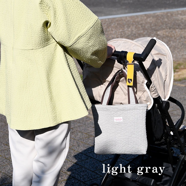 ヌビバッグ◎グレージュ　ダブルハンドル　マザーズバッグ　サブバッグ　GARDEN ヌビバッグM マチ付き☆くたっと感が可愛い♪ マザーズバッグ