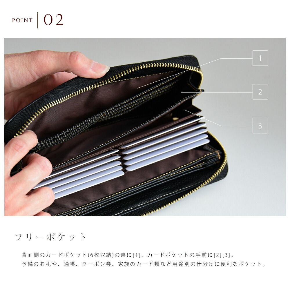 長財布 レディース 本革 財布 ラウンドファスナー 大容量 カード収納