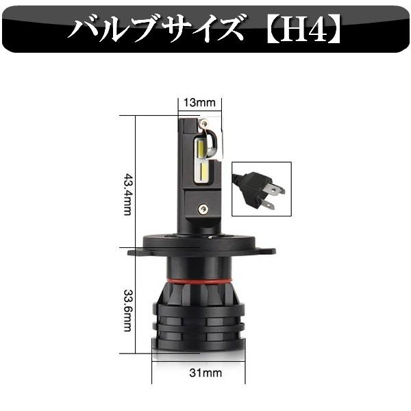 N-BOX JF1 JF2 前期 後期 LED ヘッドライト H4 車検対応 LEDバルブ HI