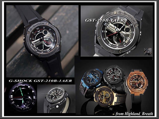 超激安特価Gスチール★CASIO 腕時計　カシオ 腕時計 カシオgショック 腕時計　 G-SHOCK 腕時計　(ジーショック 腕時計　) GST-210B-1 GST-210B-1A その他